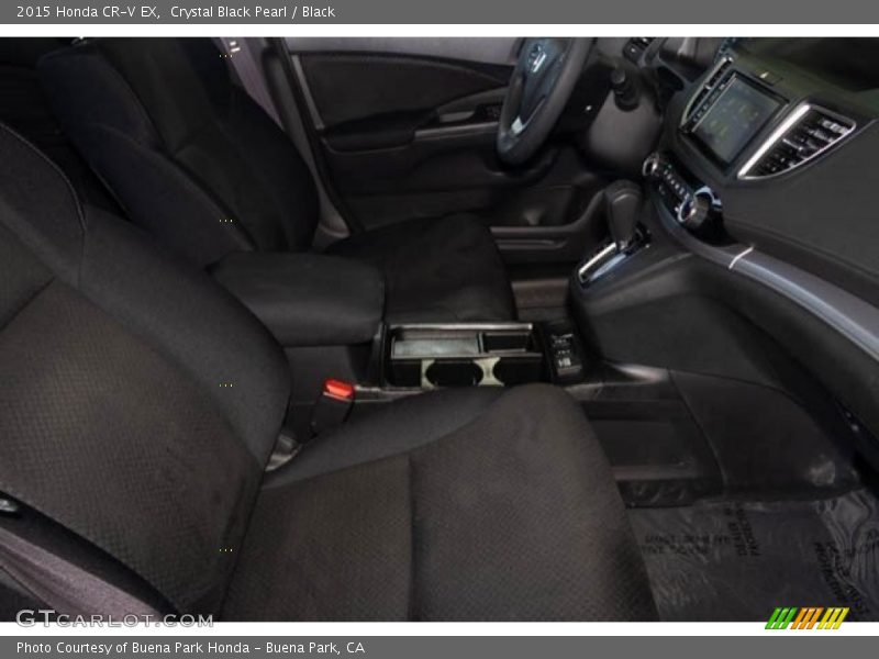 Crystal Black Pearl / Black 2015 Honda CR-V EX