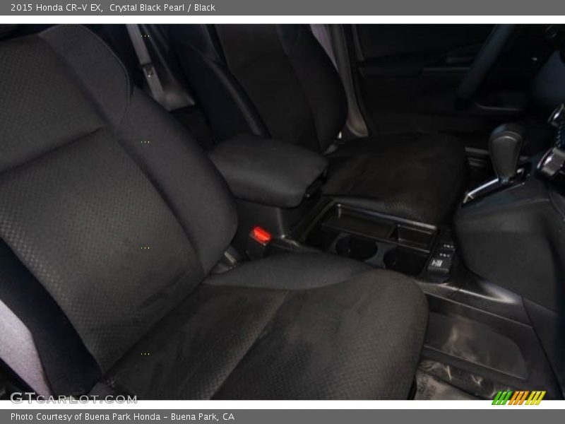 Crystal Black Pearl / Black 2015 Honda CR-V EX
