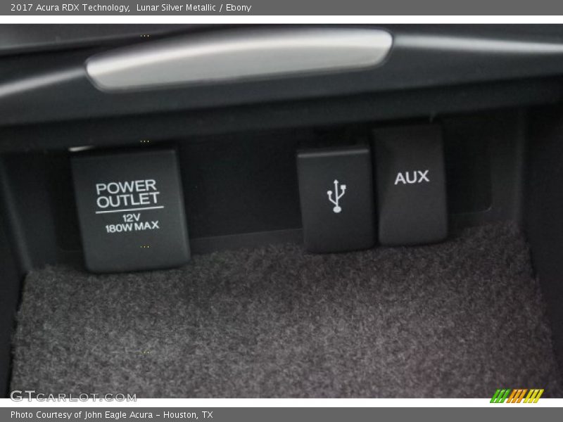 Lunar Silver Metallic / Ebony 2017 Acura RDX Technology