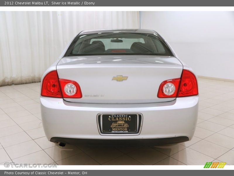Silver Ice Metallic / Ebony 2012 Chevrolet Malibu LT