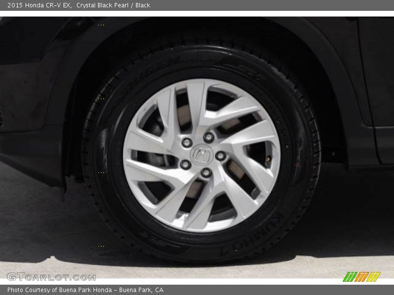 Crystal Black Pearl / Black 2015 Honda CR-V EX