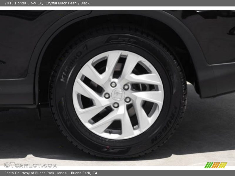 Crystal Black Pearl / Black 2015 Honda CR-V EX