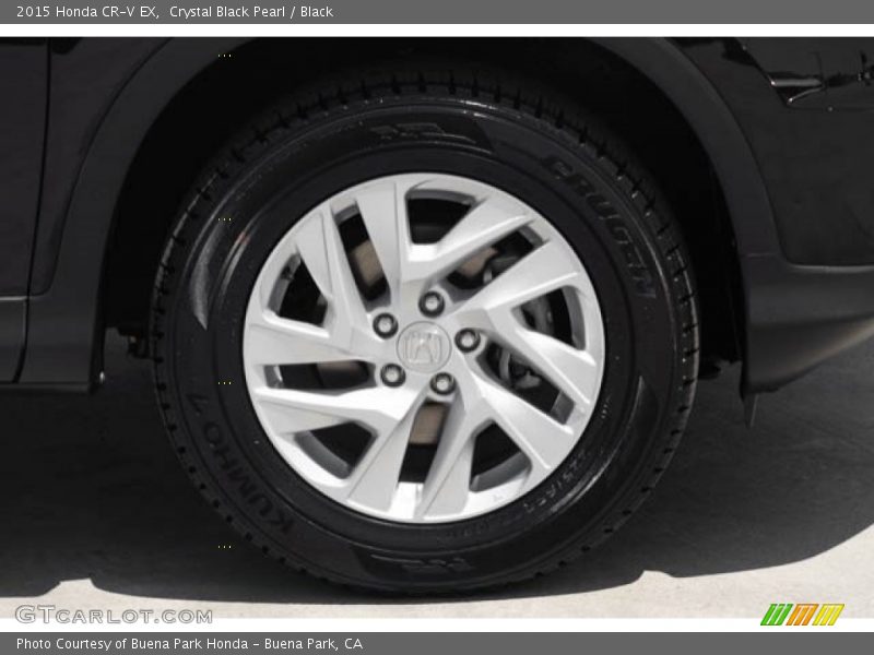 Crystal Black Pearl / Black 2015 Honda CR-V EX
