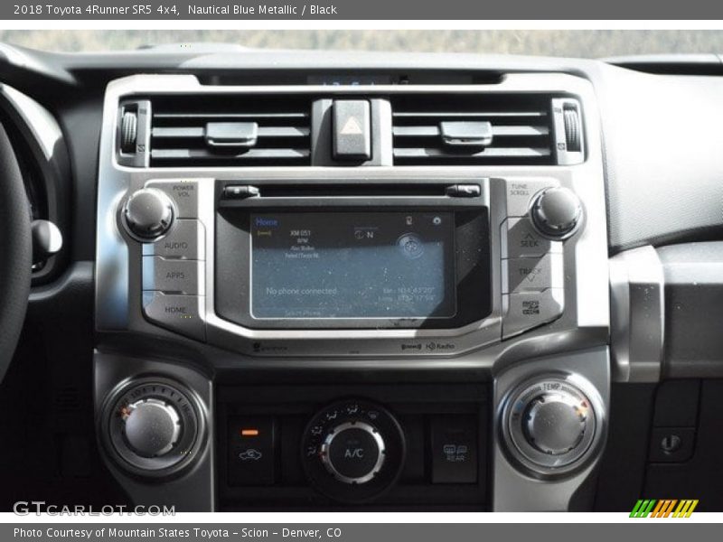 Nautical Blue Metallic / Black 2018 Toyota 4Runner SR5 4x4