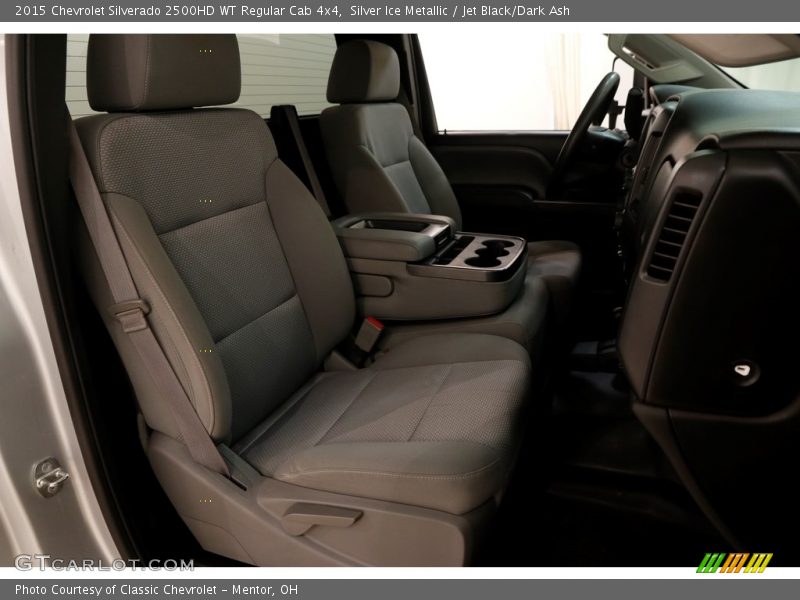 Silver Ice Metallic / Jet Black/Dark Ash 2015 Chevrolet Silverado 2500HD WT Regular Cab 4x4