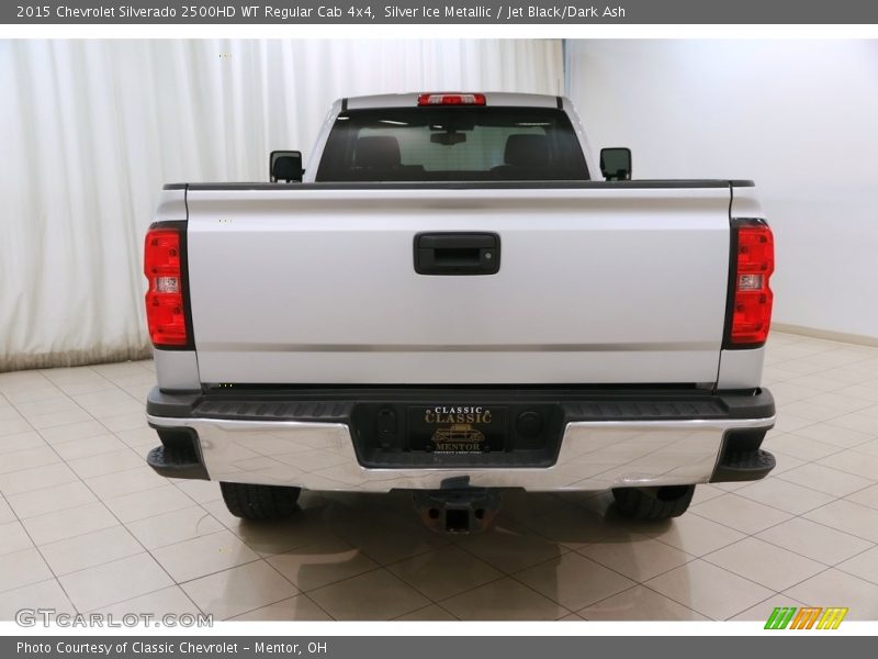 Silver Ice Metallic / Jet Black/Dark Ash 2015 Chevrolet Silverado 2500HD WT Regular Cab 4x4