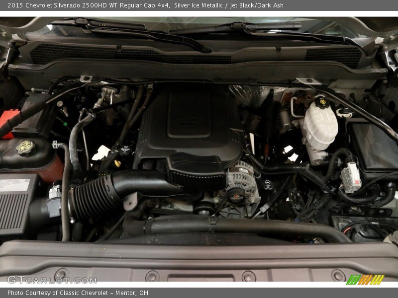 Silver Ice Metallic / Jet Black/Dark Ash 2015 Chevrolet Silverado 2500HD WT Regular Cab 4x4