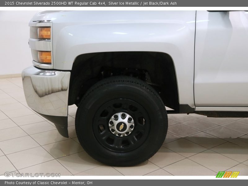 Silver Ice Metallic / Jet Black/Dark Ash 2015 Chevrolet Silverado 2500HD WT Regular Cab 4x4