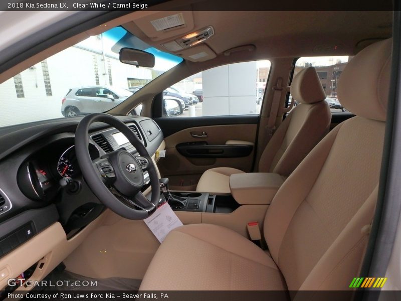 Front Seat of 2018 Sedona LX