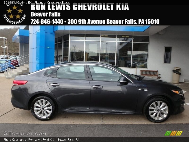 Platinum Graphite / Black 2018 Kia Optima EX