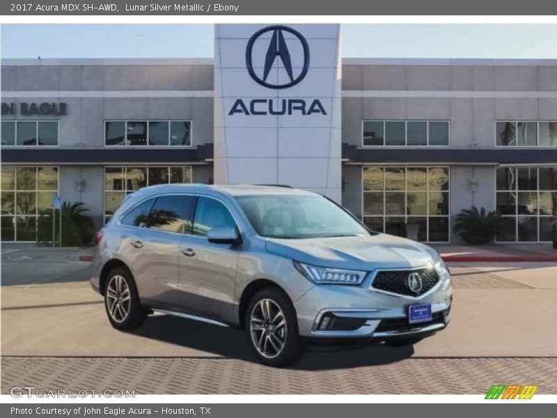 Lunar Silver Metallic / Ebony 2017 Acura MDX SH-AWD