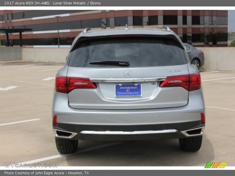 Lunar Silver Metallic / Ebony 2017 Acura MDX SH-AWD