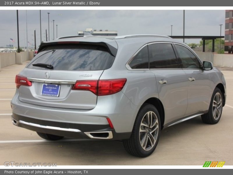 Lunar Silver Metallic / Ebony 2017 Acura MDX SH-AWD