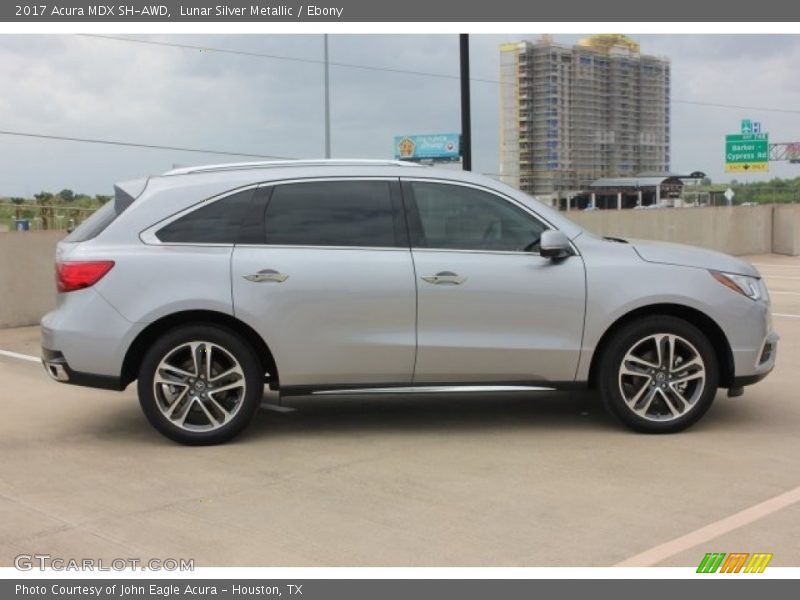 Lunar Silver Metallic / Ebony 2017 Acura MDX SH-AWD