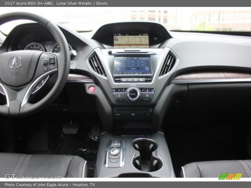 Lunar Silver Metallic / Ebony 2017 Acura MDX SH-AWD