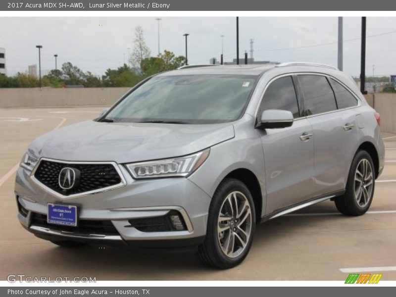 Lunar Silver Metallic / Ebony 2017 Acura MDX SH-AWD
