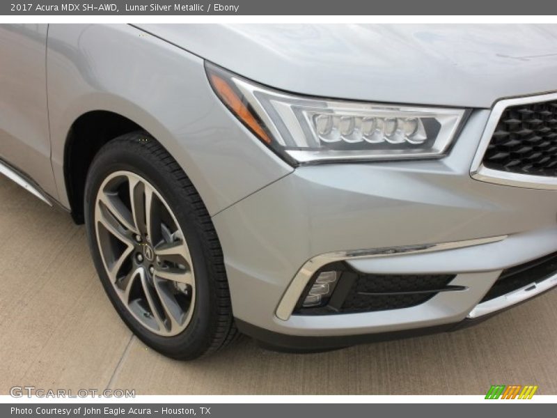 Lunar Silver Metallic / Ebony 2017 Acura MDX SH-AWD