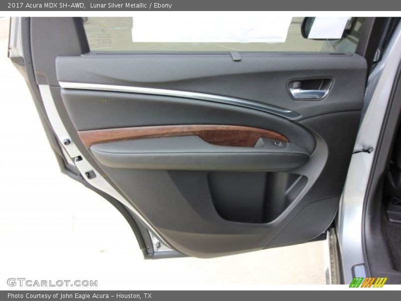 Lunar Silver Metallic / Ebony 2017 Acura MDX SH-AWD