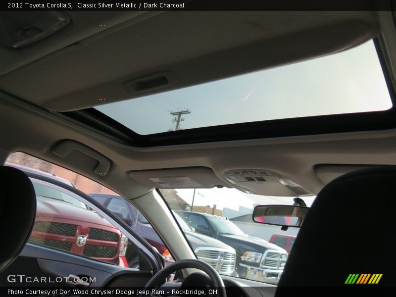 Classic Silver Metallic / Dark Charcoal 2012 Toyota Corolla S