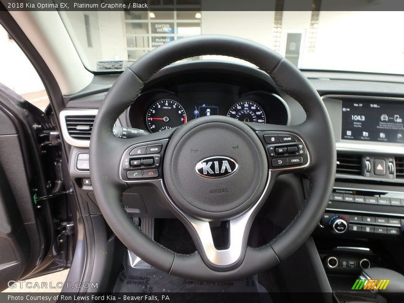 Platinum Graphite / Black 2018 Kia Optima EX
