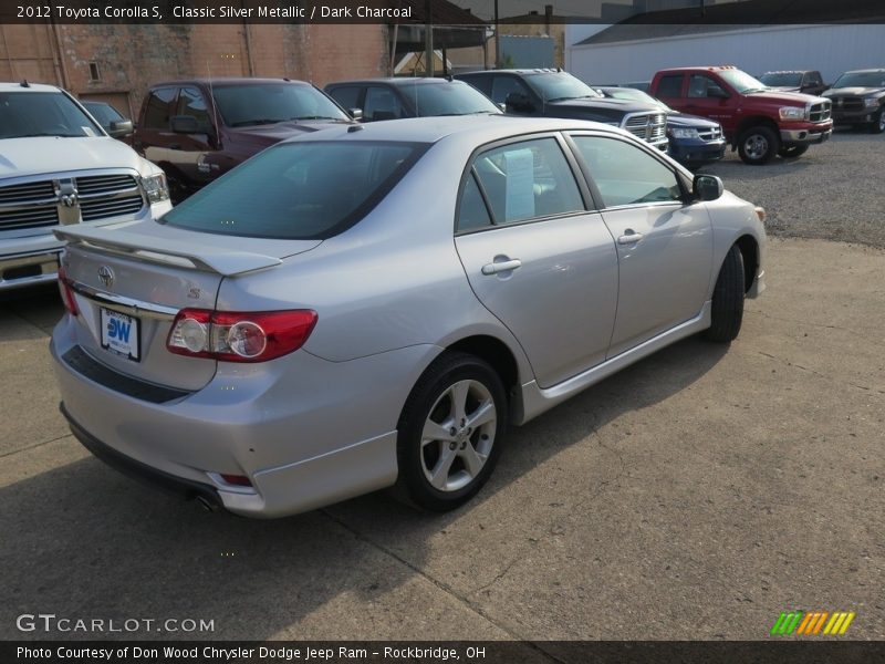 Classic Silver Metallic / Dark Charcoal 2012 Toyota Corolla S
