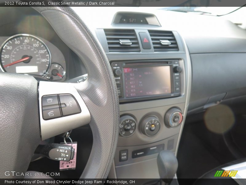 Classic Silver Metallic / Dark Charcoal 2012 Toyota Corolla S