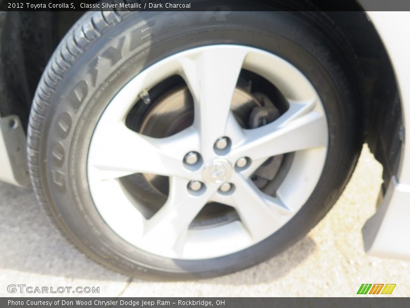 Classic Silver Metallic / Dark Charcoal 2012 Toyota Corolla S