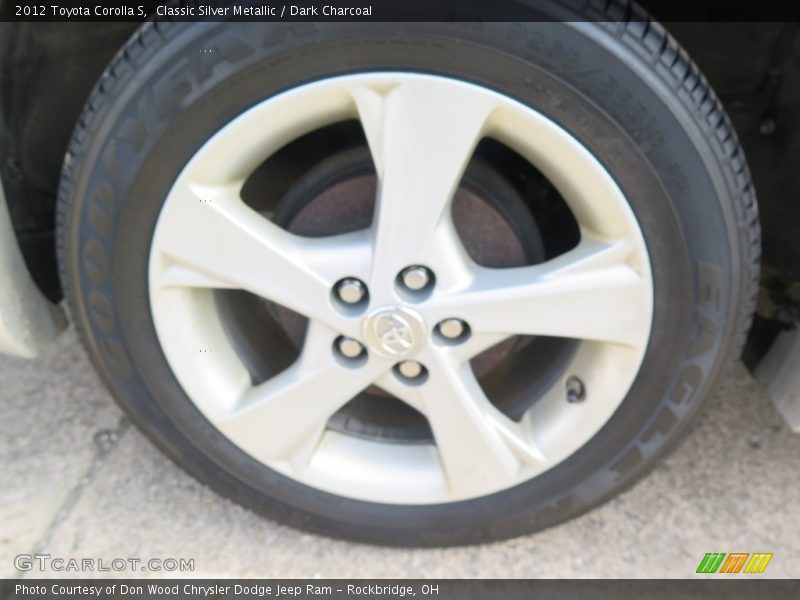 Classic Silver Metallic / Dark Charcoal 2012 Toyota Corolla S