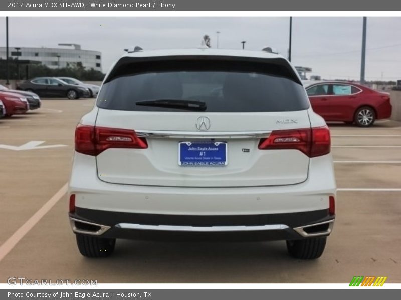 White Diamond Pearl / Ebony 2017 Acura MDX SH-AWD