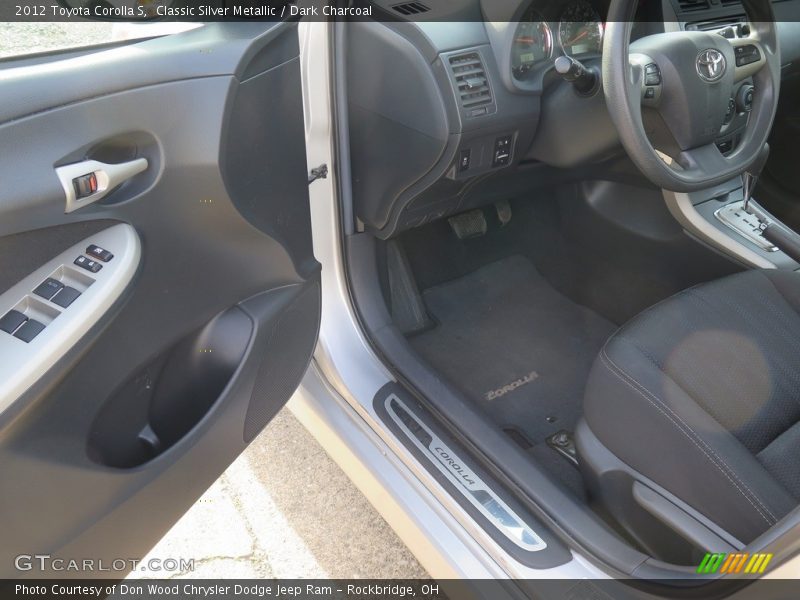 Classic Silver Metallic / Dark Charcoal 2012 Toyota Corolla S