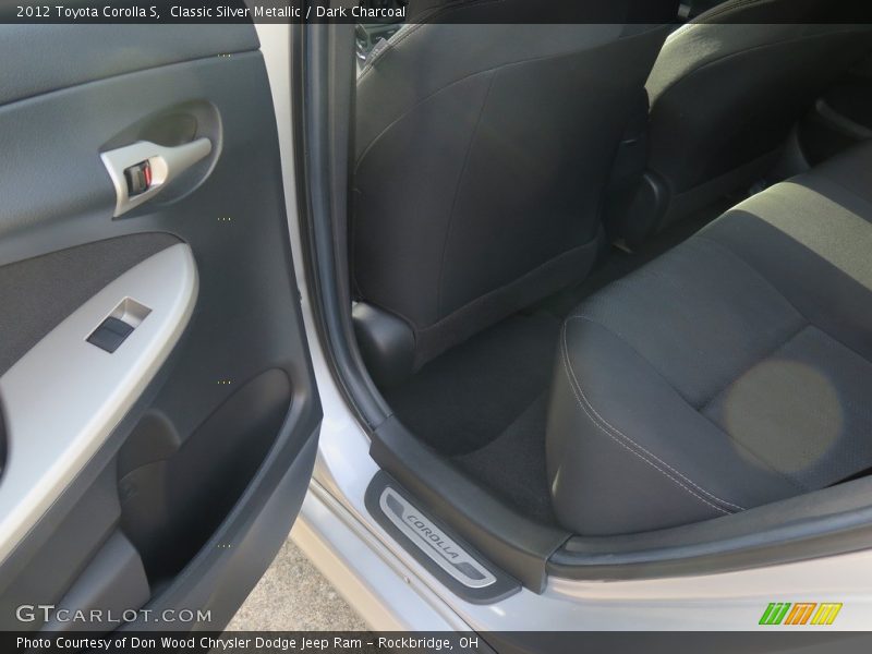 Classic Silver Metallic / Dark Charcoal 2012 Toyota Corolla S