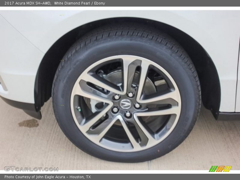 White Diamond Pearl / Ebony 2017 Acura MDX SH-AWD