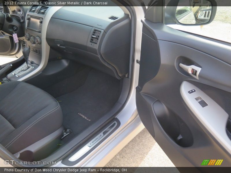 Classic Silver Metallic / Dark Charcoal 2012 Toyota Corolla S