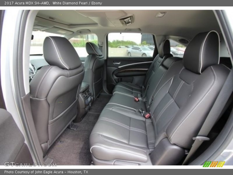 White Diamond Pearl / Ebony 2017 Acura MDX SH-AWD