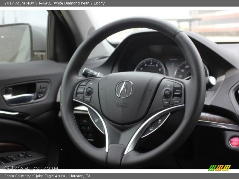 White Diamond Pearl / Ebony 2017 Acura MDX SH-AWD