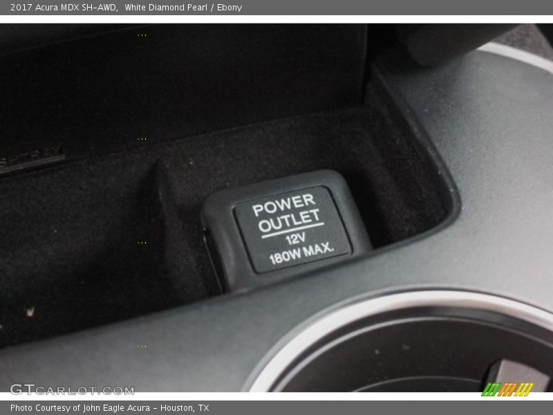 White Diamond Pearl / Ebony 2017 Acura MDX SH-AWD