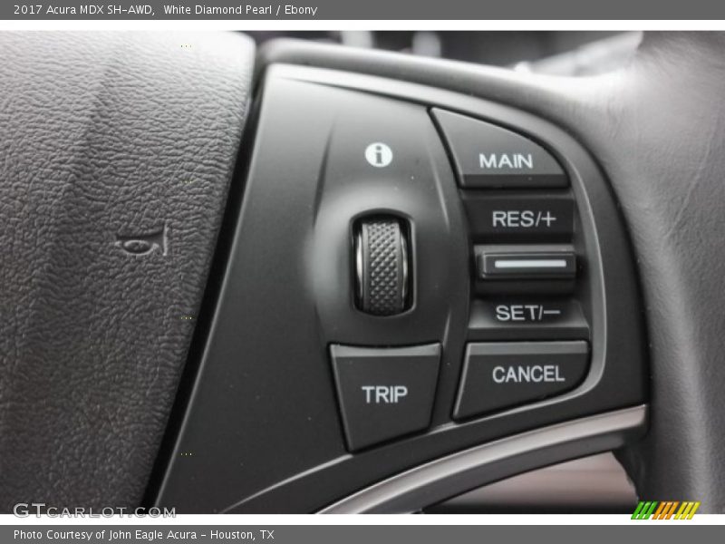 White Diamond Pearl / Ebony 2017 Acura MDX SH-AWD