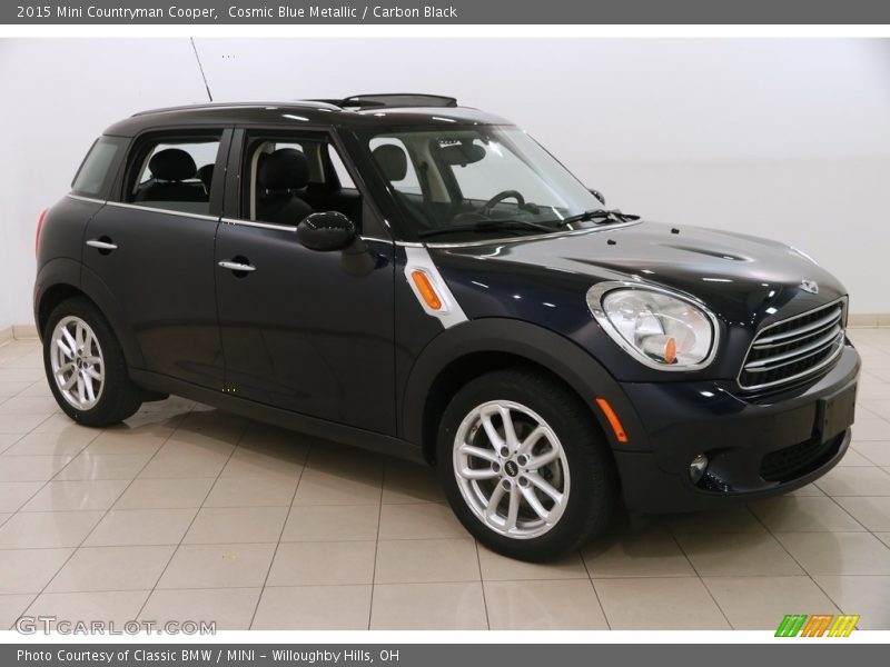 Cosmic Blue Metallic / Carbon Black 2015 Mini Countryman Cooper