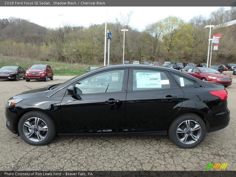 Shadow Black / Charcoal Black 2018 Ford Focus SE Sedan