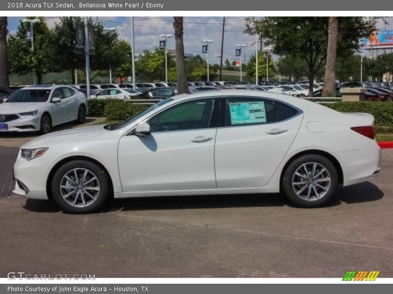 Bellanova White Pearl / Ebony 2018 Acura TLX Sedan