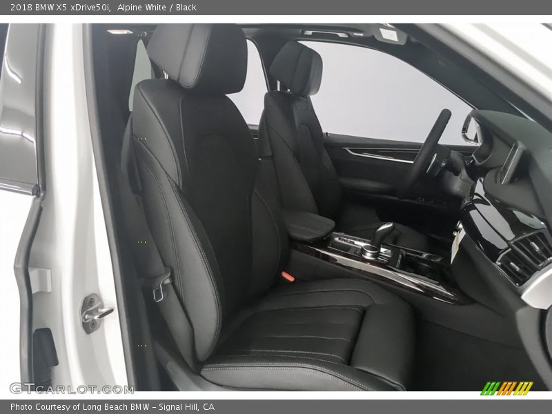 Alpine White / Black 2018 BMW X5 xDrive50i