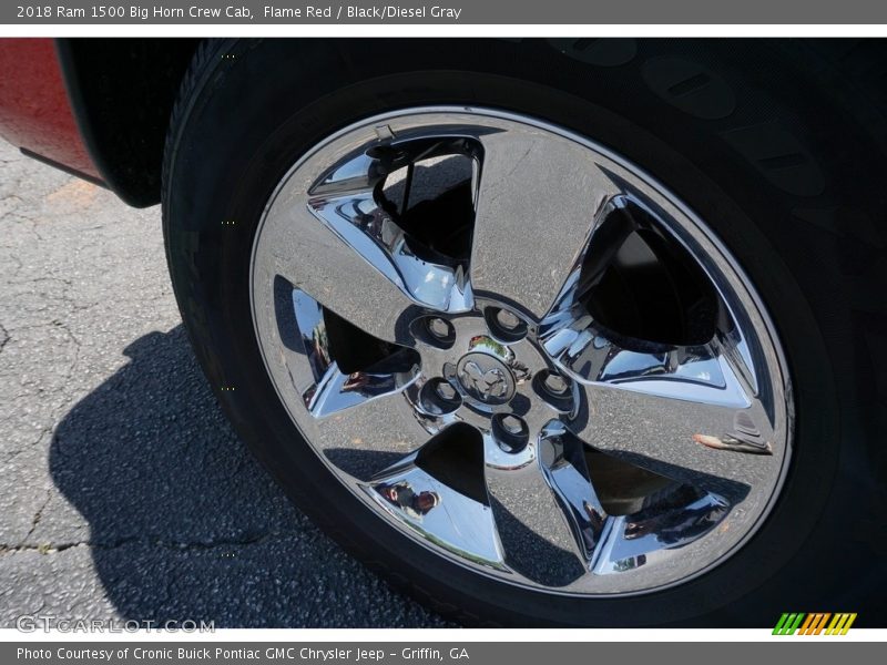Flame Red / Black/Diesel Gray 2018 Ram 1500 Big Horn Crew Cab