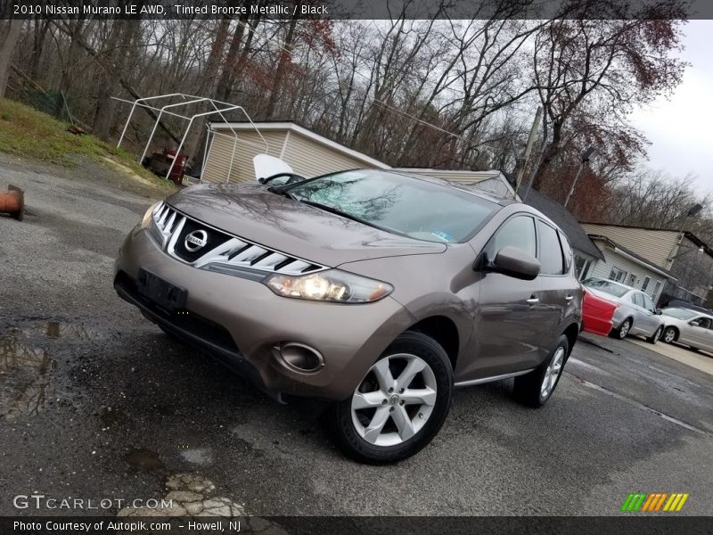 Tinted Bronze Metallic / Black 2010 Nissan Murano LE AWD