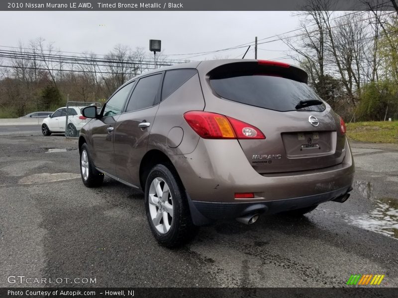 Tinted Bronze Metallic / Black 2010 Nissan Murano LE AWD