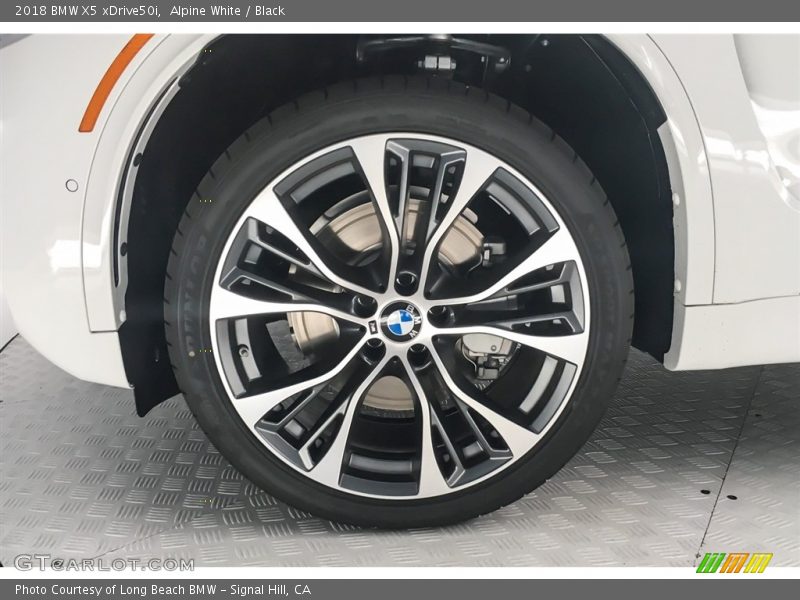 Alpine White / Black 2018 BMW X5 xDrive50i