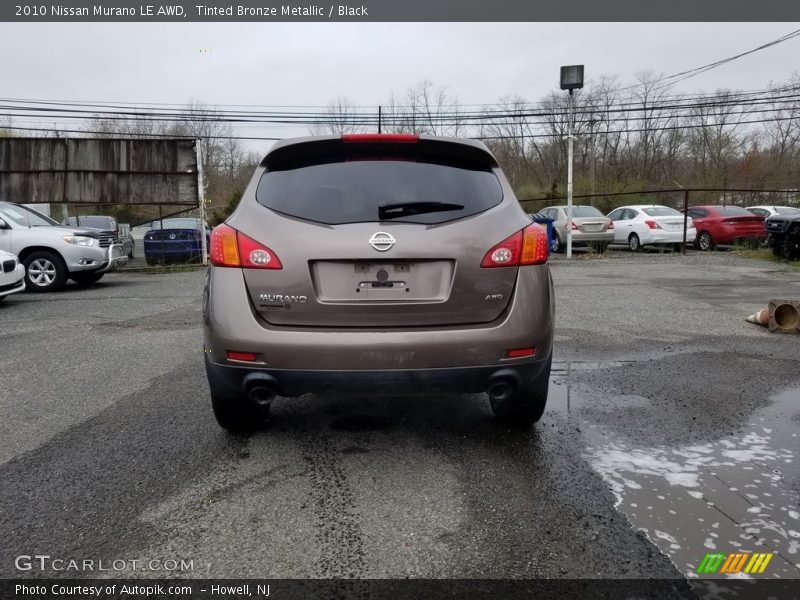 Tinted Bronze Metallic / Black 2010 Nissan Murano LE AWD