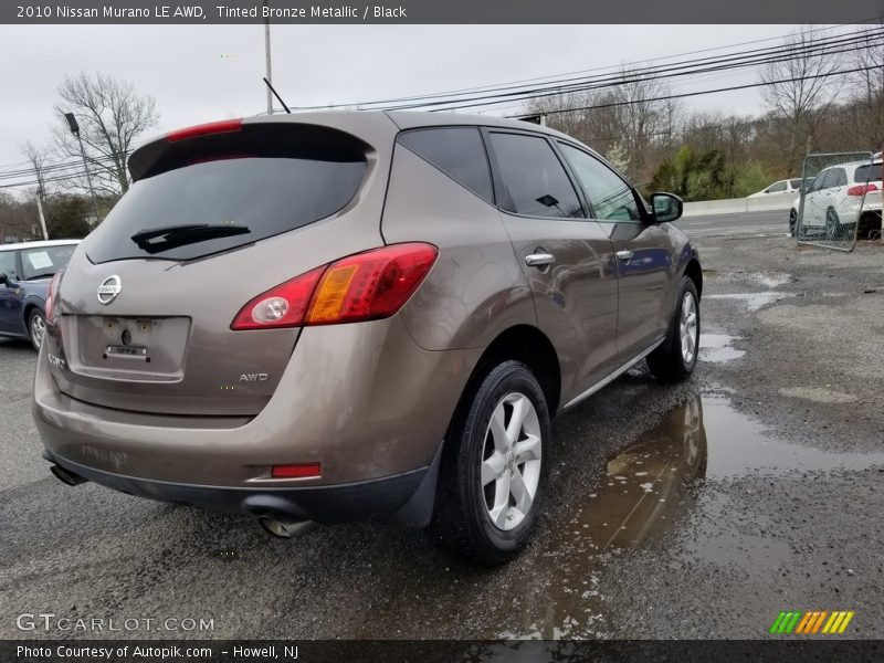 Tinted Bronze Metallic / Black 2010 Nissan Murano LE AWD