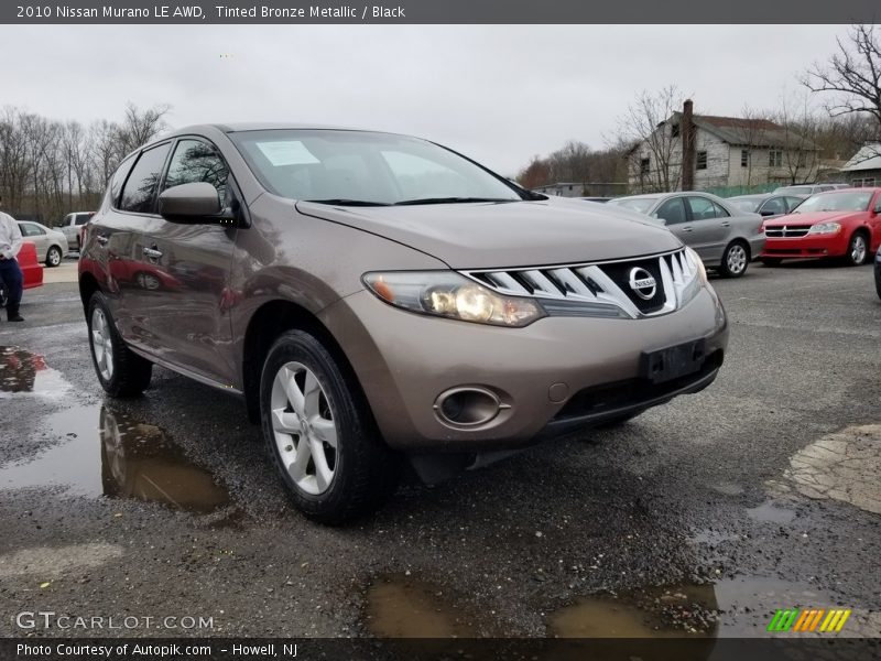 Tinted Bronze Metallic / Black 2010 Nissan Murano LE AWD