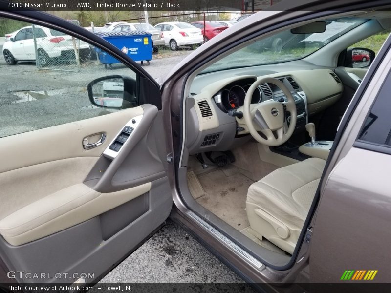 Tinted Bronze Metallic / Black 2010 Nissan Murano LE AWD