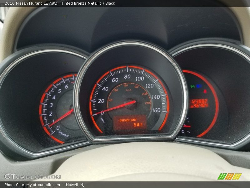 Tinted Bronze Metallic / Black 2010 Nissan Murano LE AWD